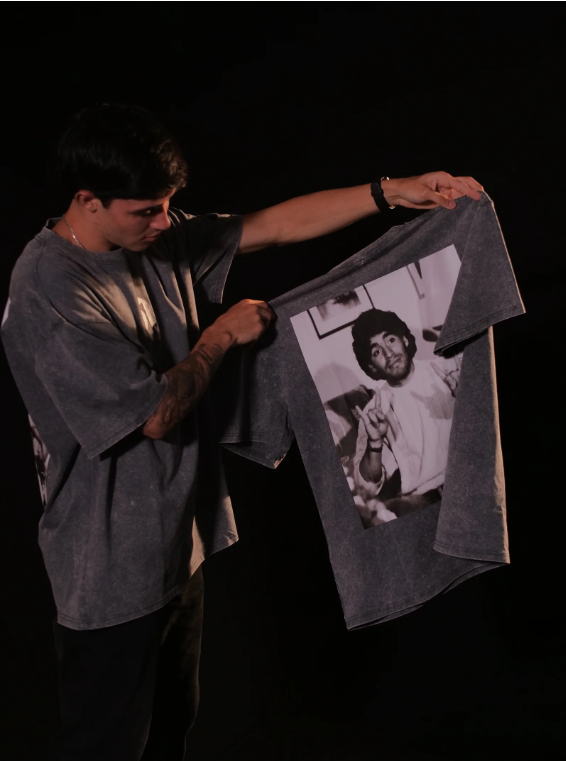 D10S Gris Hielo espalda Maradona